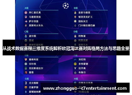 从战术数据赛程三维度系统解析欧冠淘汰赛对阵格局方法与思路全景 从战术数据赛程三维度系统解析欧冠淘汰赛对阵格局方法与思路全景