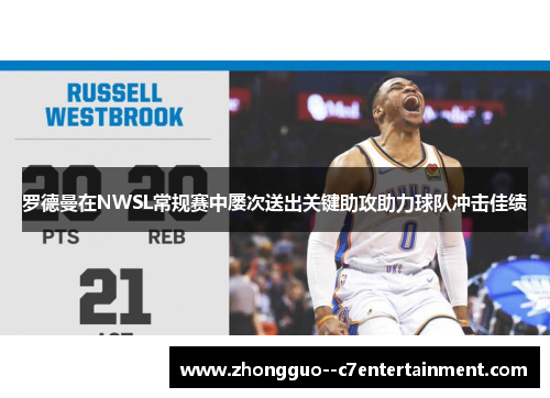 罗德曼在NWSL常规赛中屡次送出关键助攻助力球队冲击佳绩 罗德曼在NWSL常规赛中屡次送出关键助攻助力球队冲击佳绩